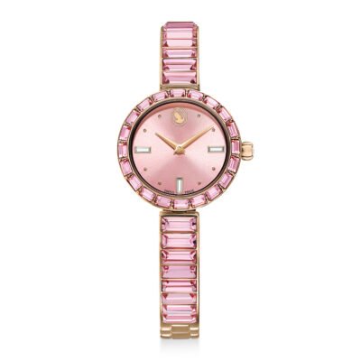 ρολόι matrix bangle pink swarovski