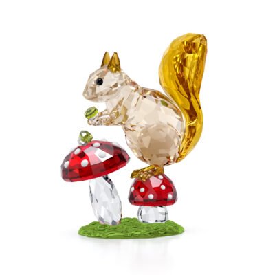 idyllia squirrel mushroom swarovski