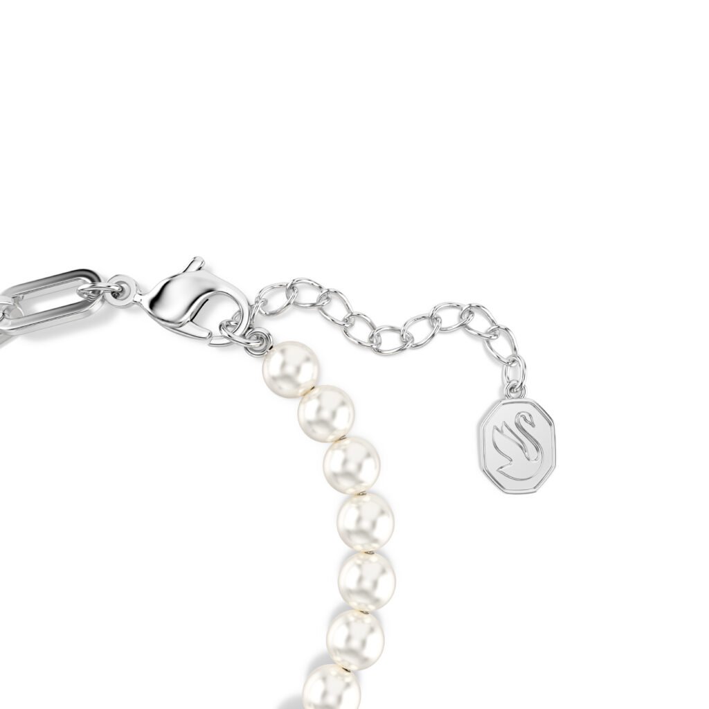 Βραχιόλι Swan, Crystal pearl, Κύκνος swarovski - Image 3