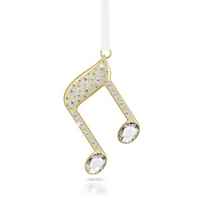 Holiday Magic Στολίδι Διπλή Νότα Μουσικής Swarovski
