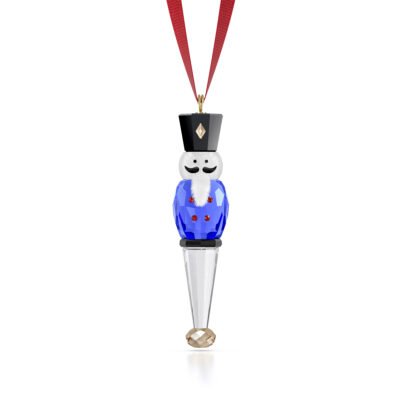 Holiday Cheers Στολίδι Καρυοθραύστης Μπλε Swarovski