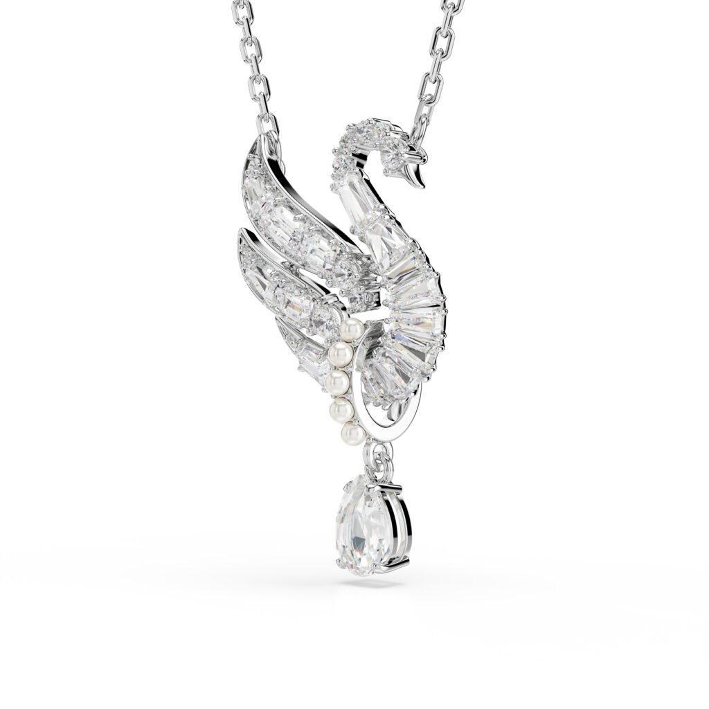 Μενταγιόν Swan Swarovski - Image 3