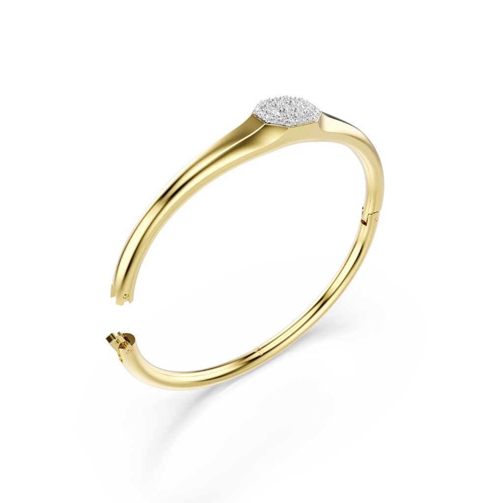 Άκαμπτο βραχιόλι Dextera μέγεθος medium κωδικός 5724597 Swarovski - Image 3