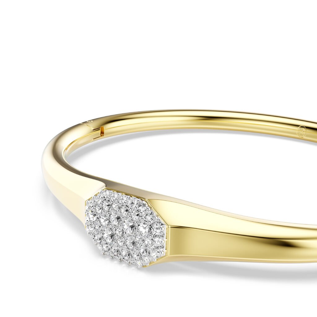 Άκαμπτο βραχιόλι Dextera μέγεθος medium κωδικός 5724597 Swarovski - Image 4