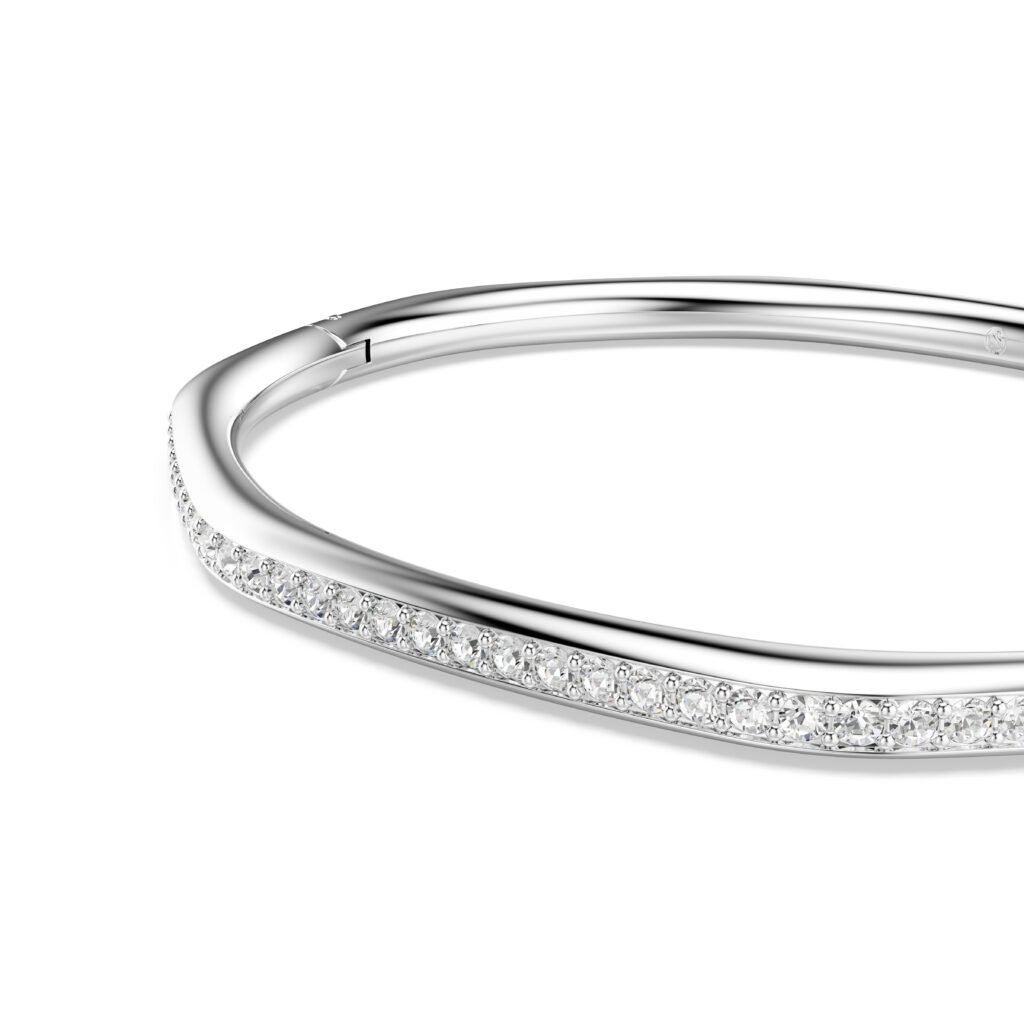 Άκαμπτο βραχιόλι Dextera μέγεθος large  κωδικός 5725223 swarovski - Image 4