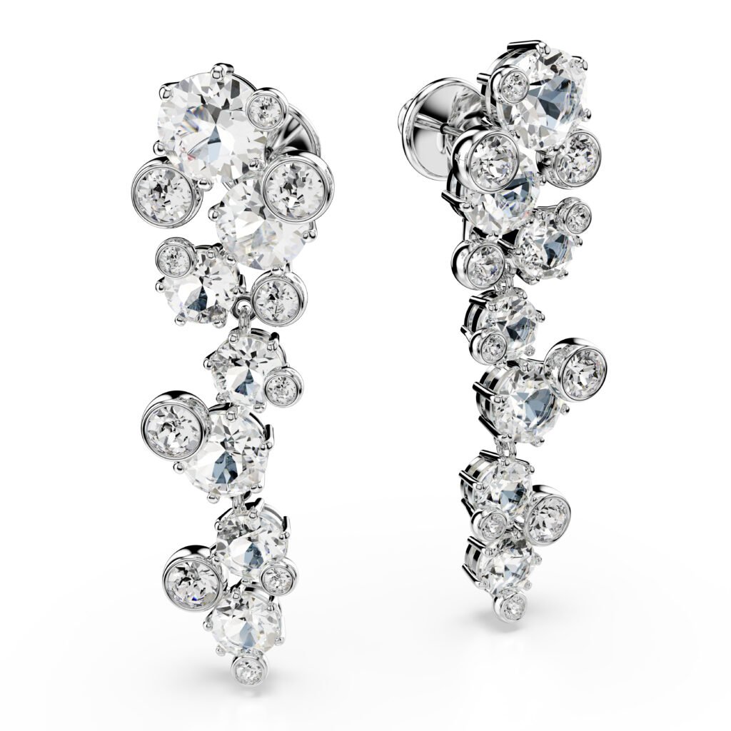 Σκουλαρίκια-σταγόνα Constella Swarovski - Image 2