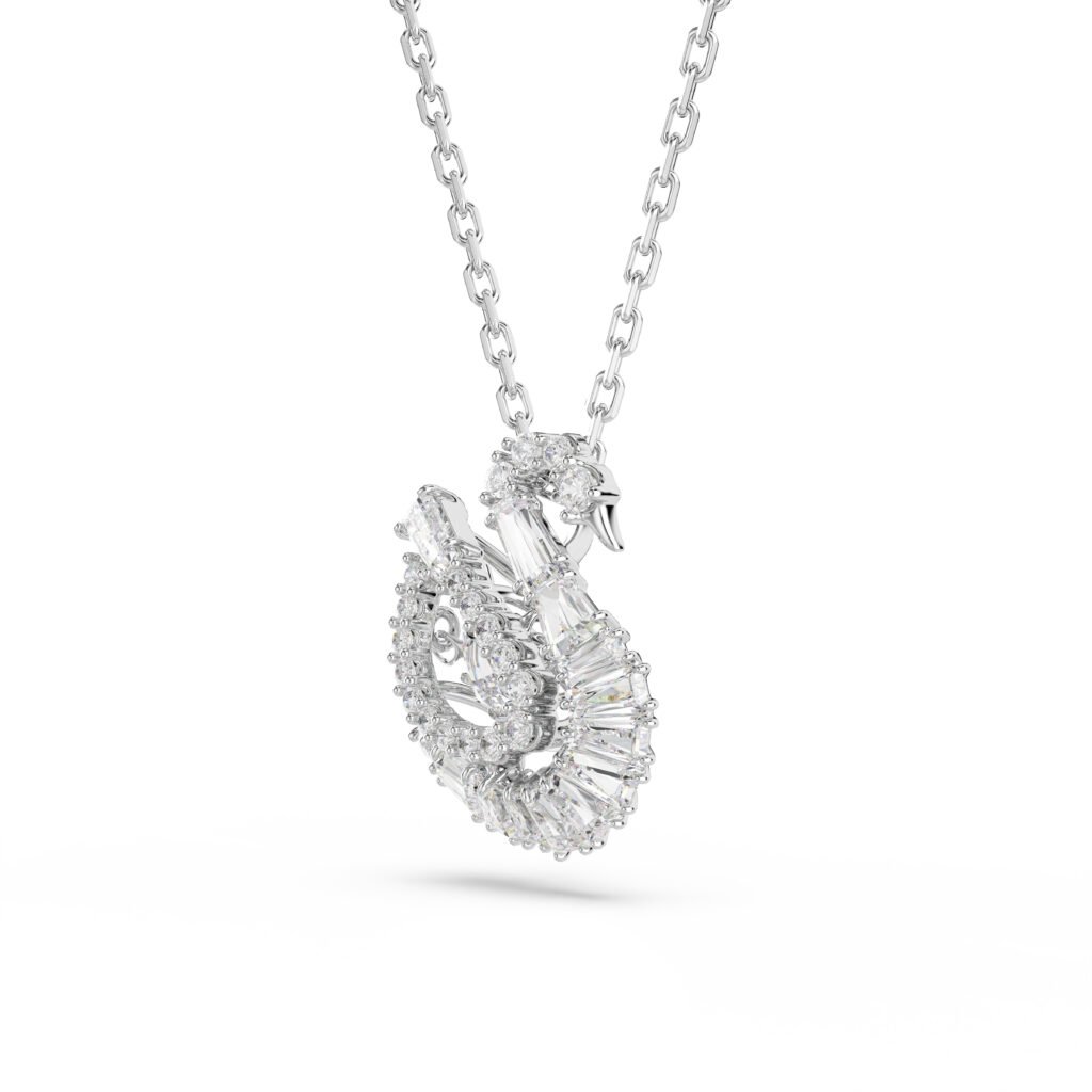 Μενταγιόν Swan Swarovski - Image 3