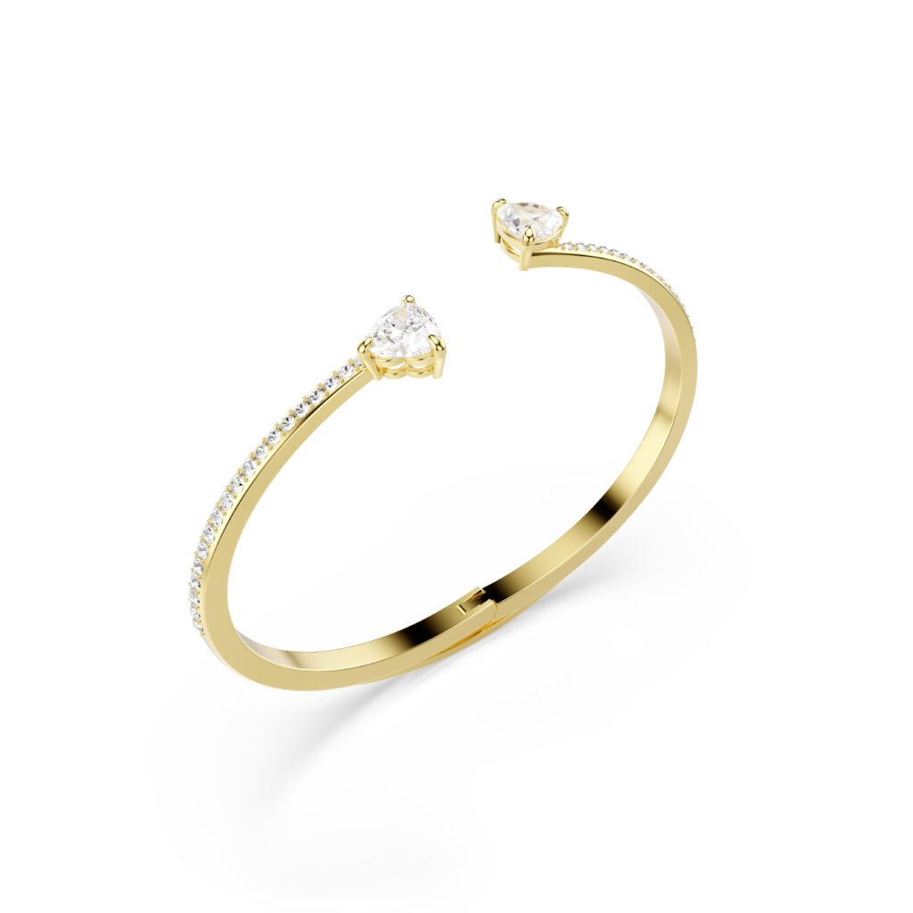 Άκαμπτο βραχιόλι Mesmera Attract μέγεθος small κωδικός 5733511 swarovski - Image 3