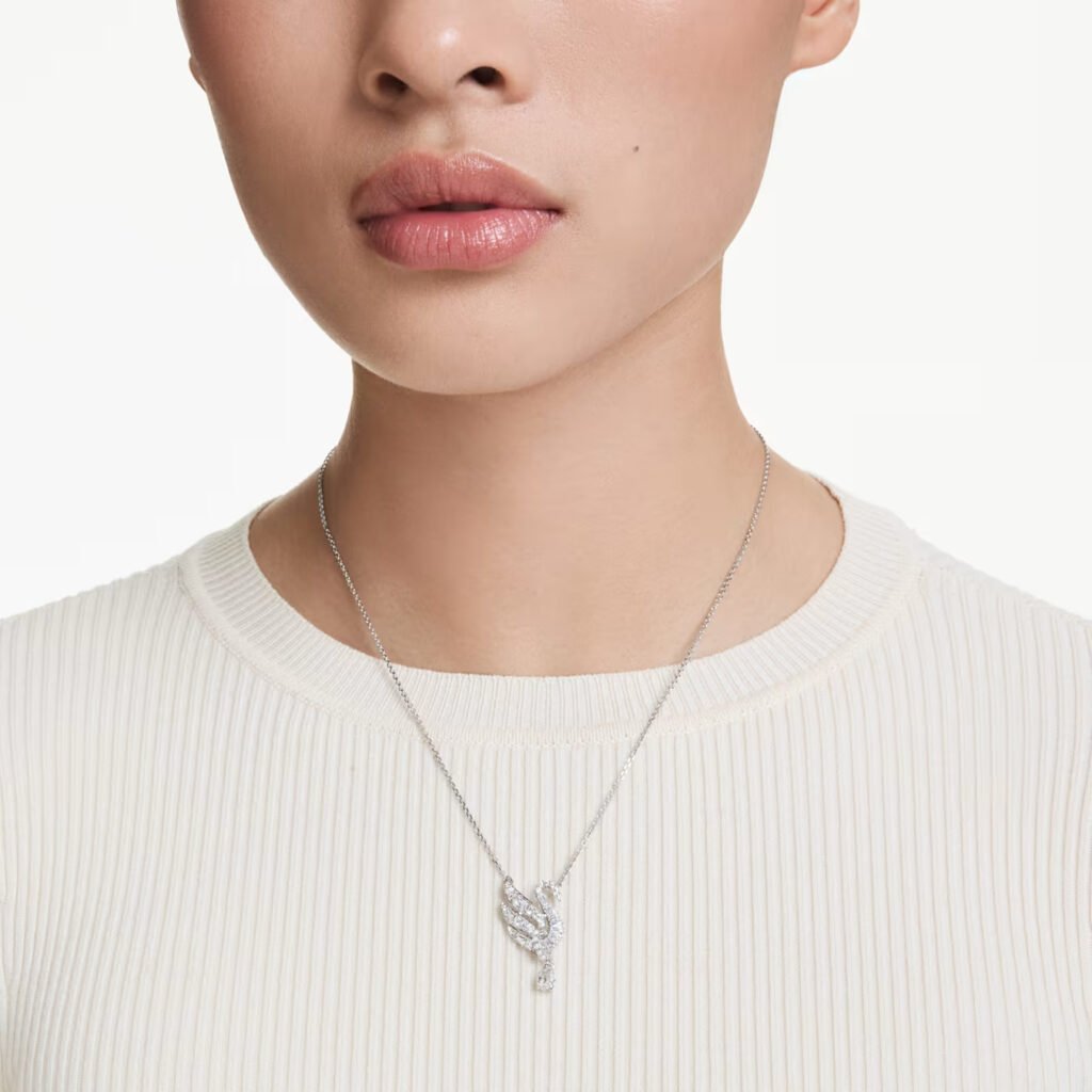 Μενταγιόν Swan Swarovski - Image 6