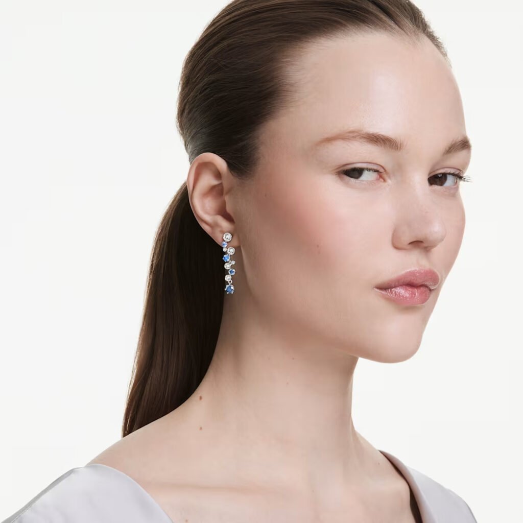 Σκουλαρίκια-σταγόνα Constella Swarovski - Image 4