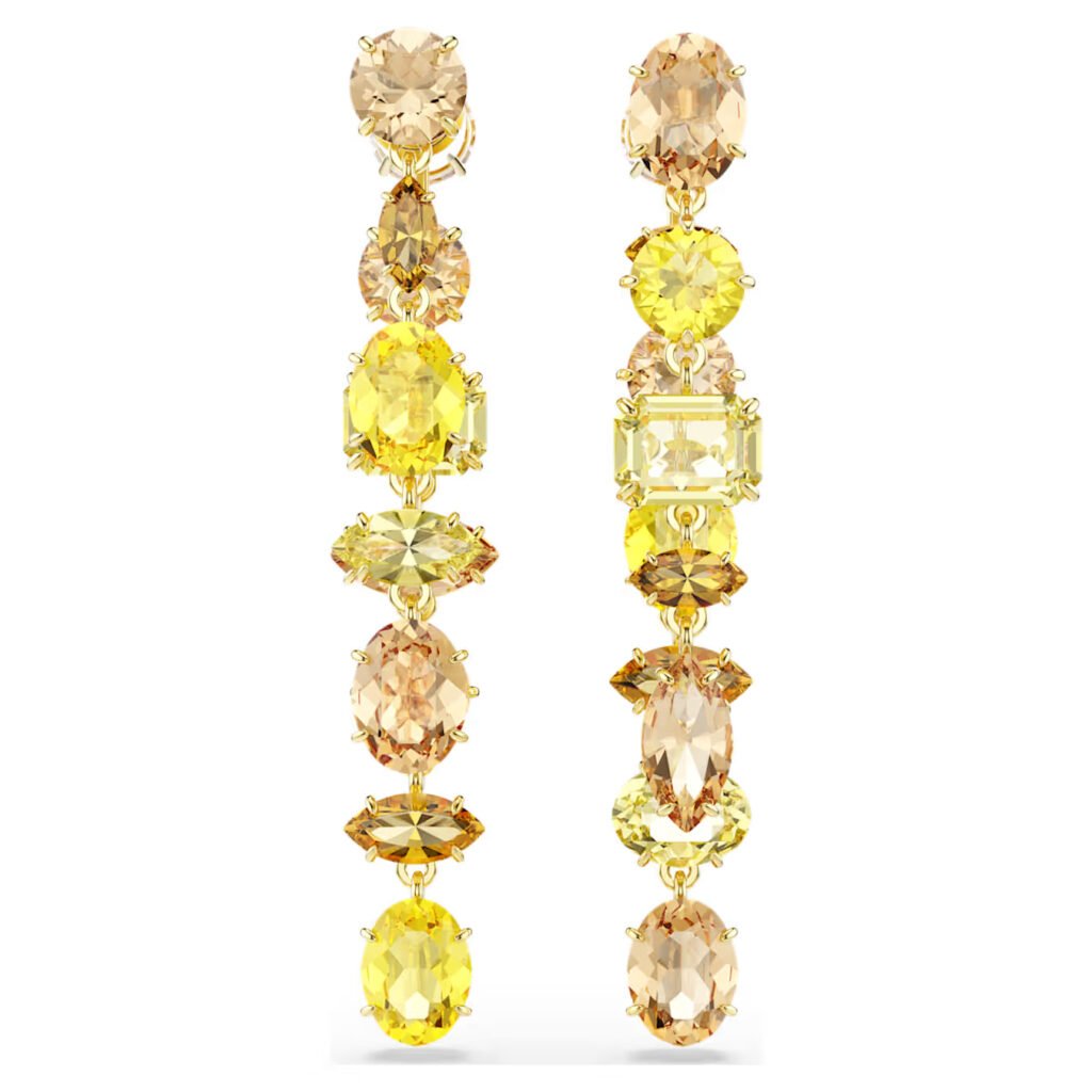 Σκουλαρίκια-σταγόνα Gema Swarovski - Image 3