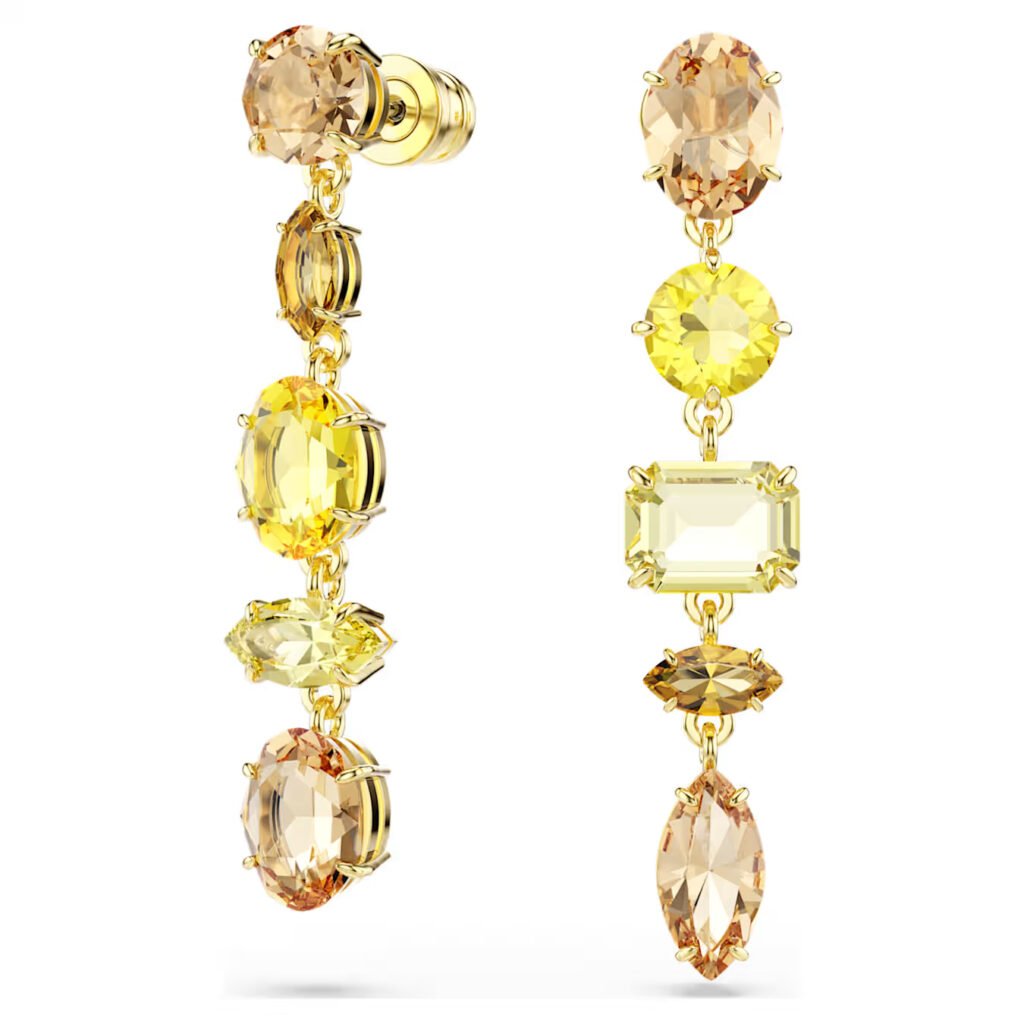 Σκουλαρίκια-σταγόνα Gema Swarovski - Image 2