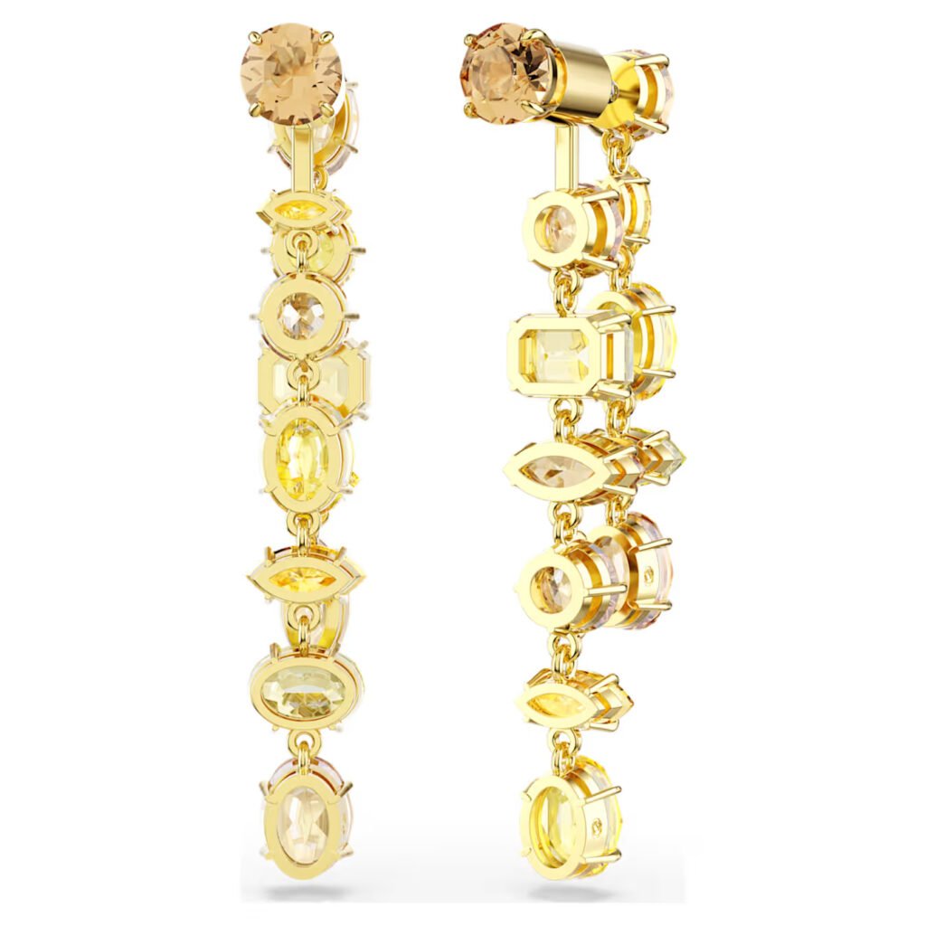 Σκουλαρίκια-σταγόνα Gema Swarovski - Image 4