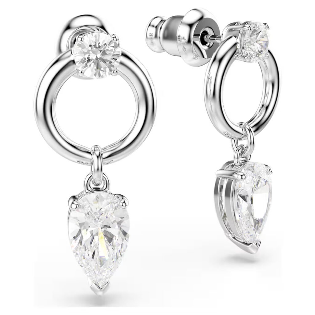 Σκουλαρίκια-σταγόνα Mesmera Swarovski - Image 3