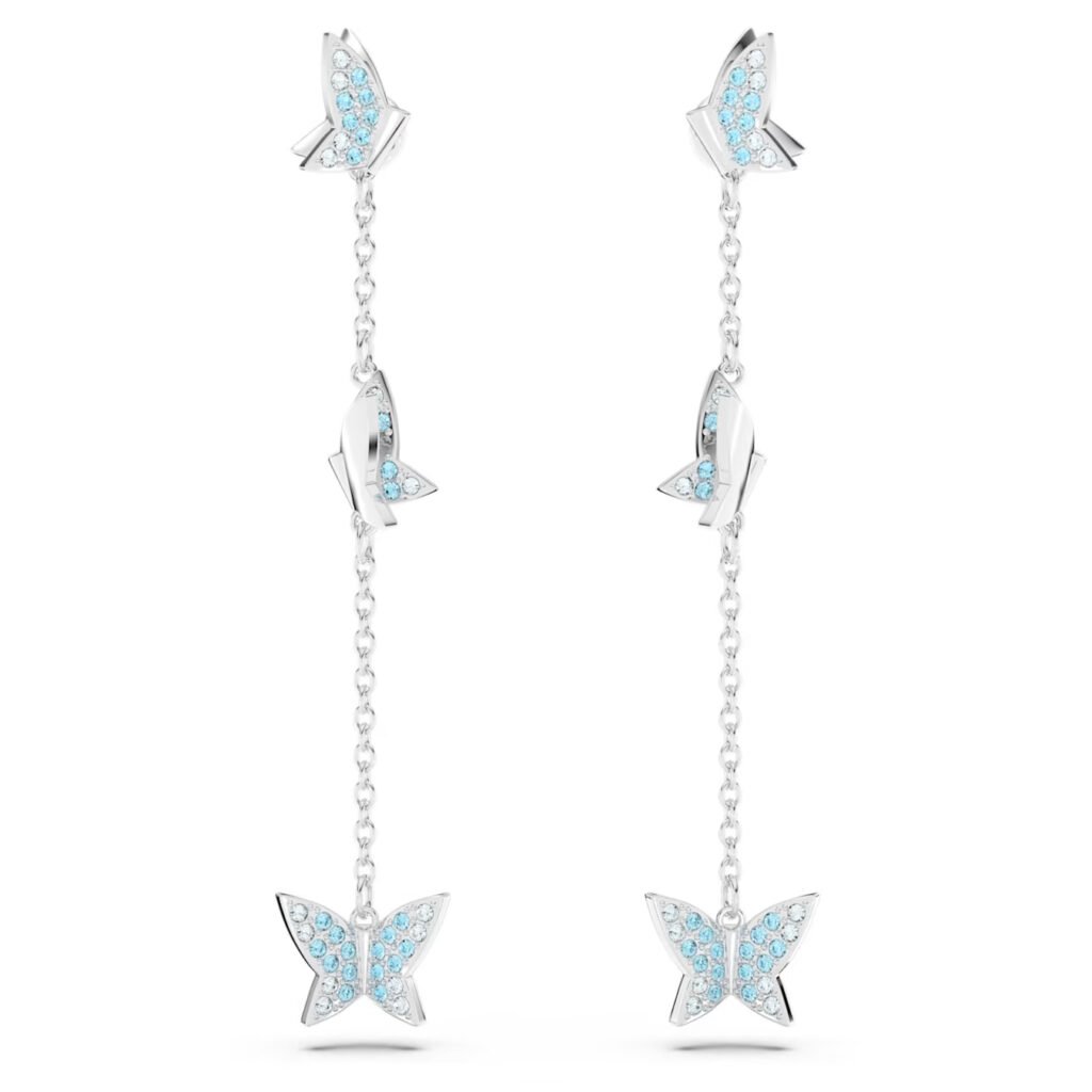 Σκουλαρίκια-σταγόνα Idyllia Lilia Swarovski