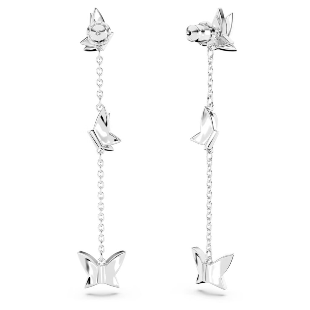 Σκουλαρίκια-σταγόνα Idyllia Lilia Swarovski - Image 3