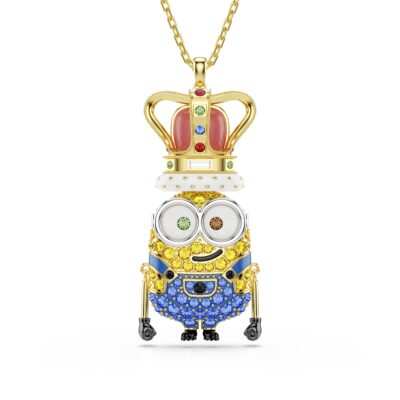 Μενταγιόν Minions King Bob Swarovski