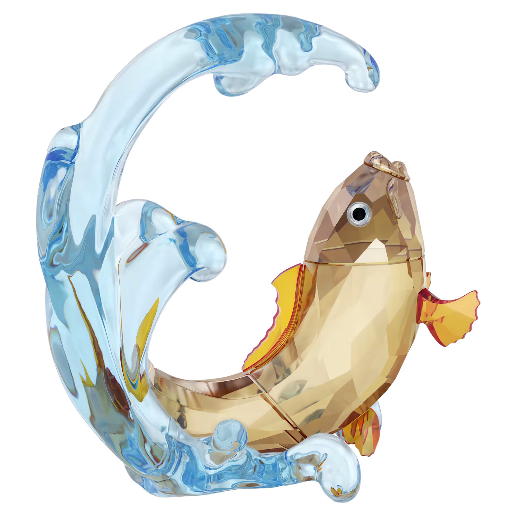 Asian Symbols Χρυσός Κυπρίνος Swarovski - Image 2