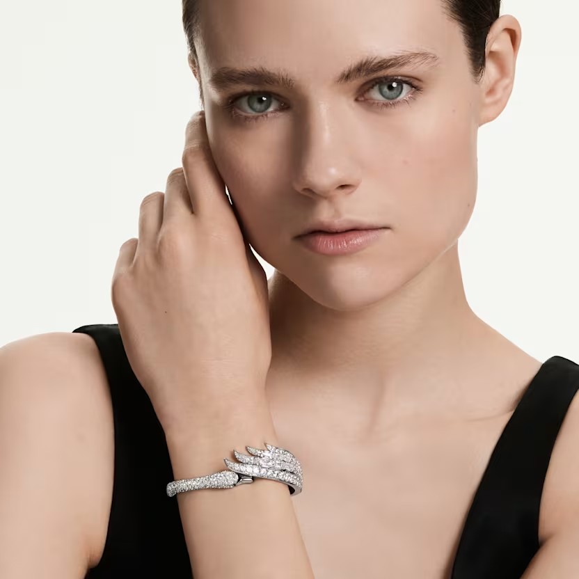 Άκαμπτο βραχιόλι Vienna μέγεθος Medium κωδικός 5749066 Swarovski - Image 5