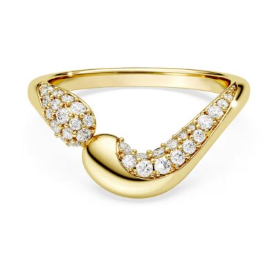 Ανοιχτό δαχτυλίδι Classica Swarovski
