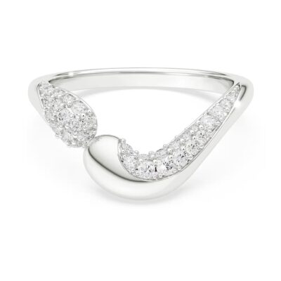 Ανοιχτό δαχτυλίδι Classica Swarovski
