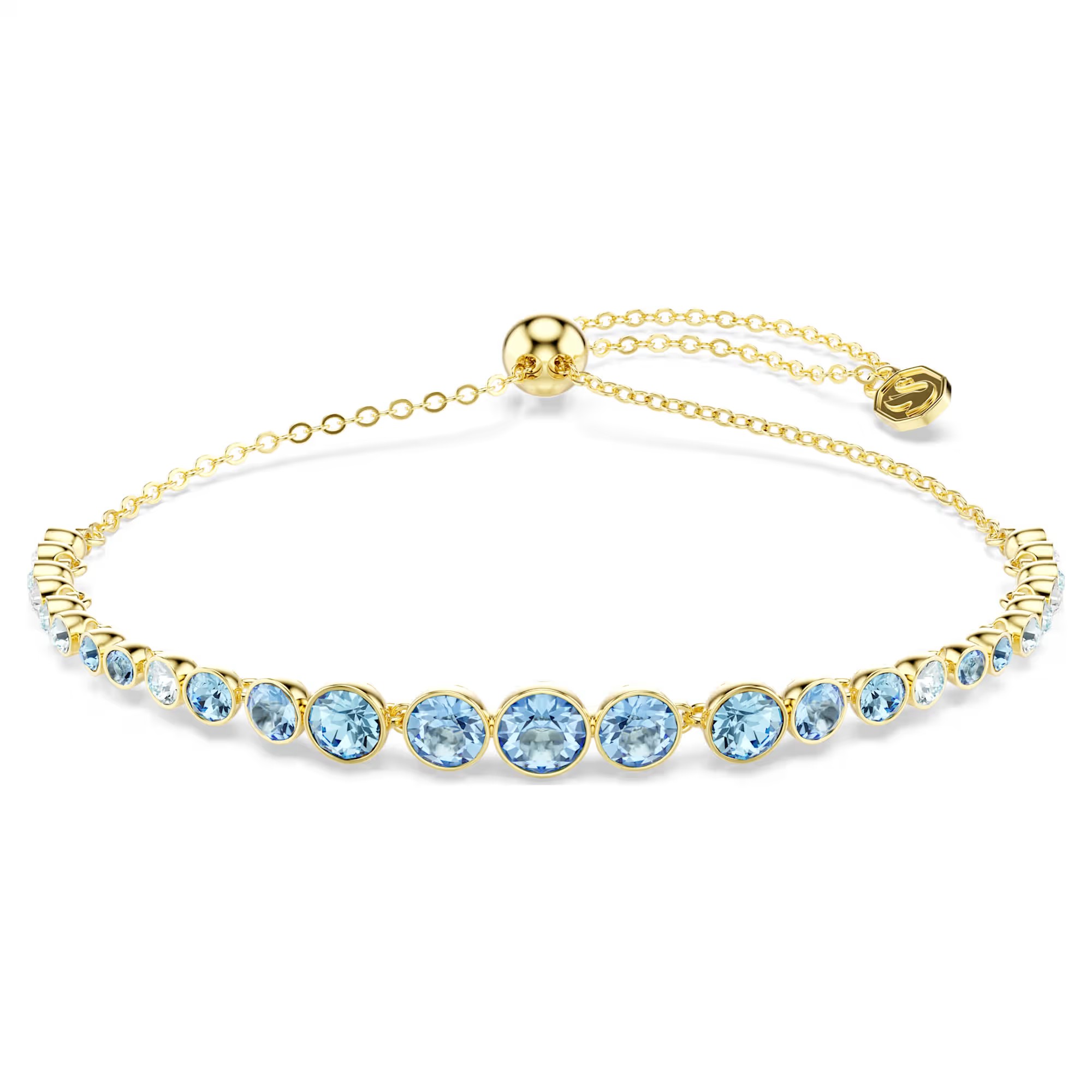Βραχιόλι Imber Στρογγυλή κοπή, Μπλε, Swarovski - Image 2