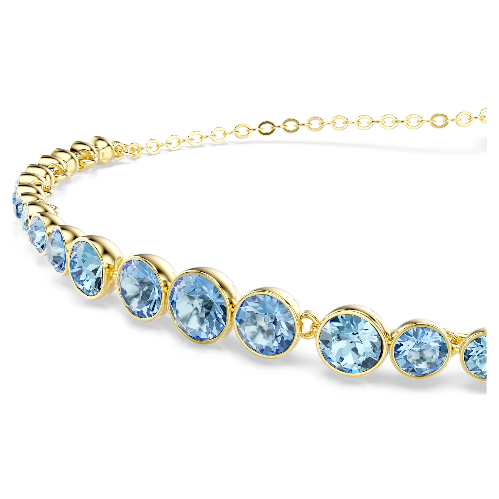 Βραχιόλι Imber Στρογγυλή κοπή, Μπλε, Swarovski - Image 3