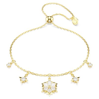 Βραχιόλι Magic Μείξη κοπών, Χιονονιφάδα, Λευκό, Swarovski