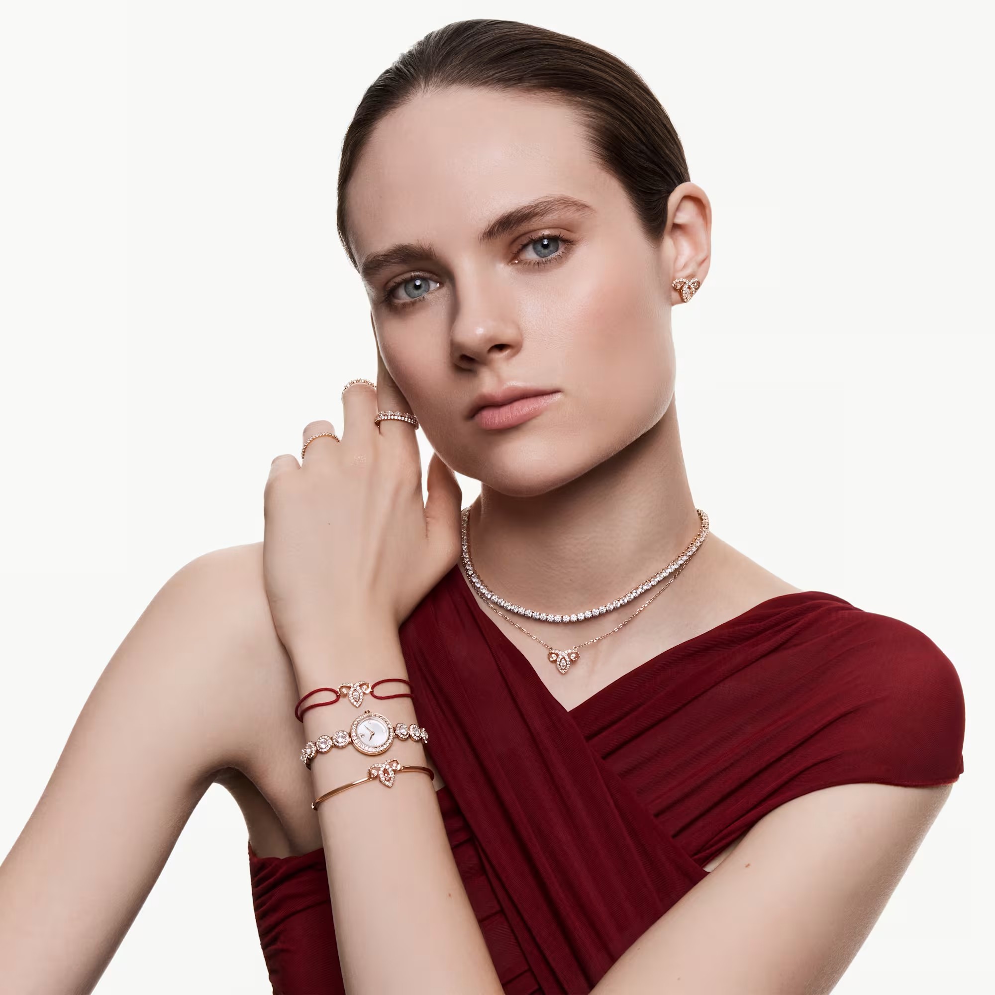 Κολιέ Tennis Matrix Swarovski - Image 2