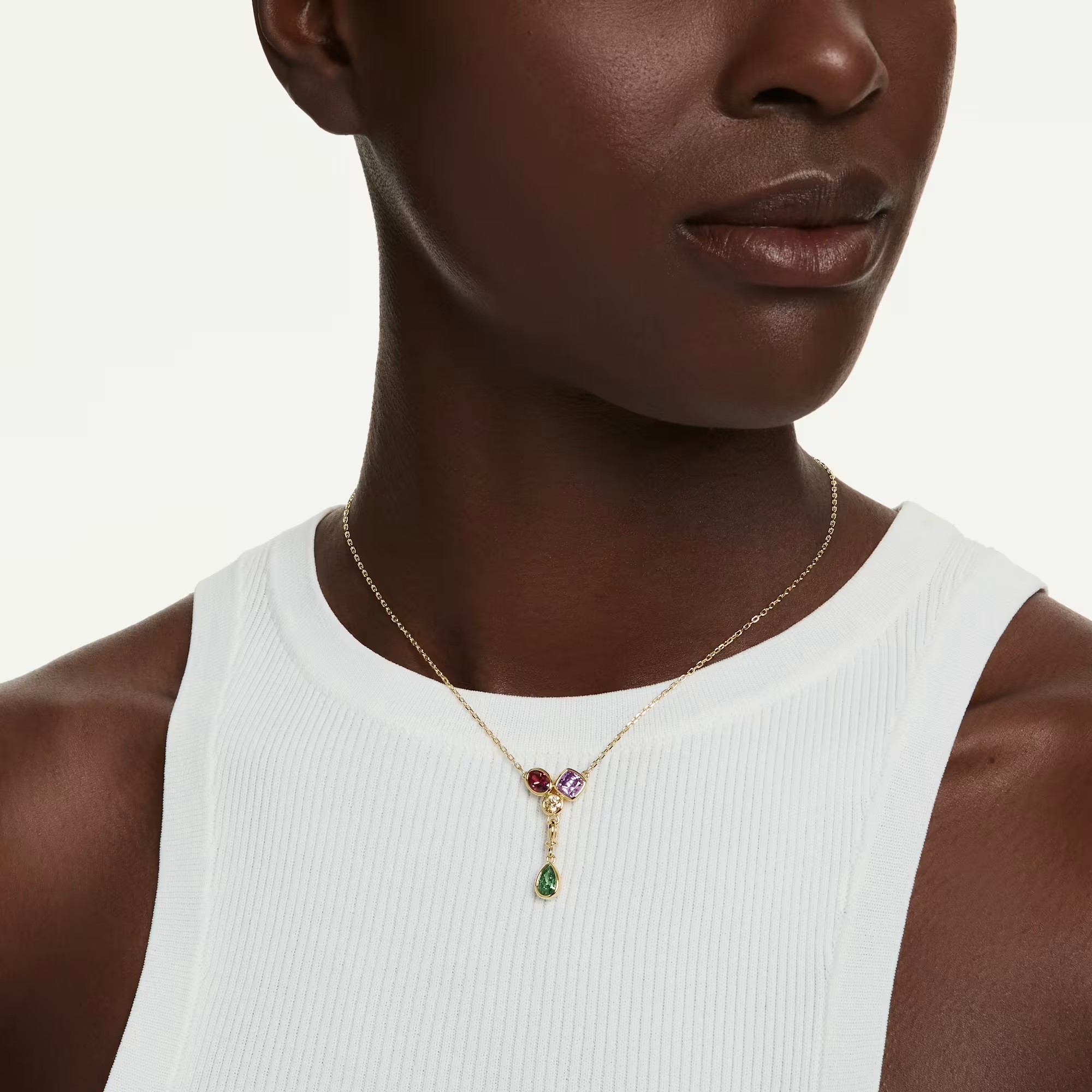 Μενταγιόν σε σχήμα Υ Imber Swarovski - Image 6
