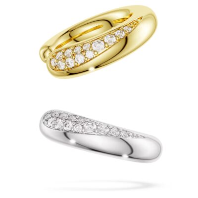 Σετ σκουλαρίκια-χειροπέδα Classica Swarovski