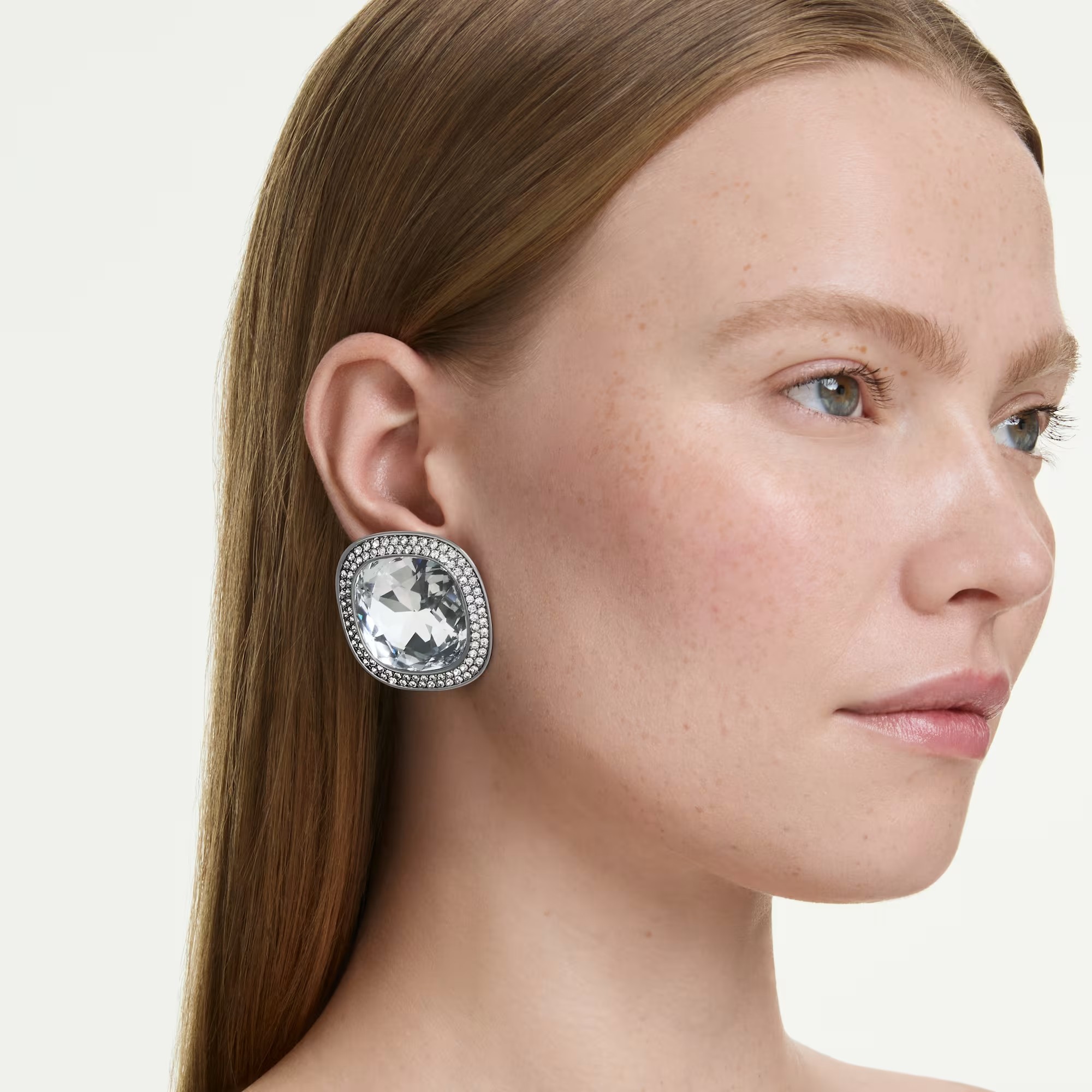 Σκουλαρίκια με κλιπ Una Angelic Swarovski - Image 4